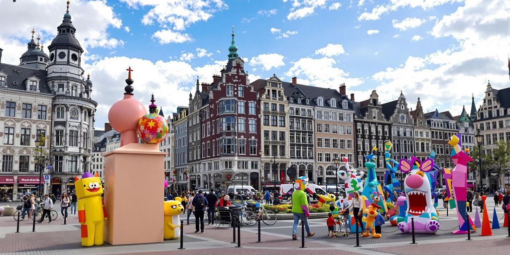 Kulturelle Highlights von Düsseldorf, historische Architektur und Kunst.
